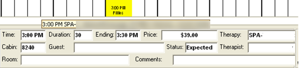This figure shows the Status Appointment This figure shows the Status Appointment
