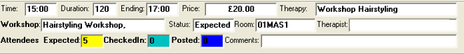 This figure shows the Workshop Reservation This figure shows the Workshop Reservation