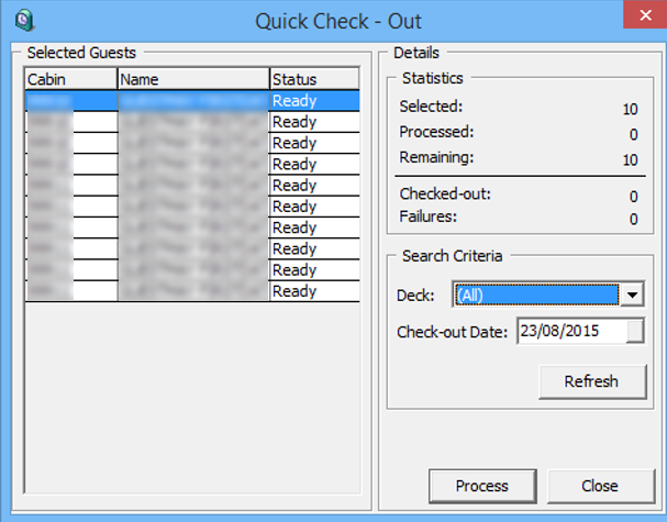 This figure shows the Quick Check Out This figure shows the Quick Check Out