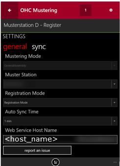 This figures shows the available settings in General Tab.