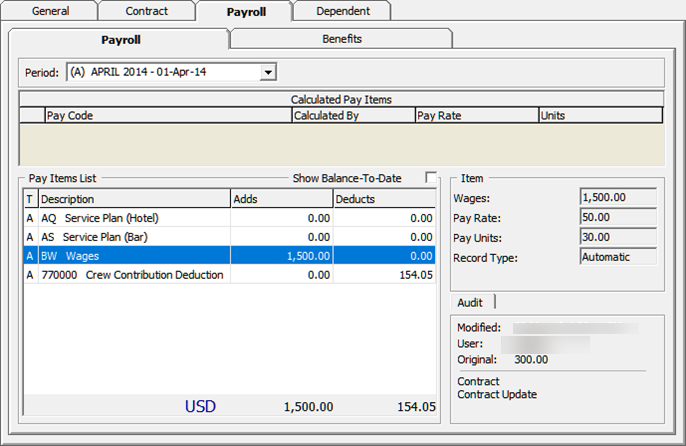 The figure shows the Payroll Tier.
