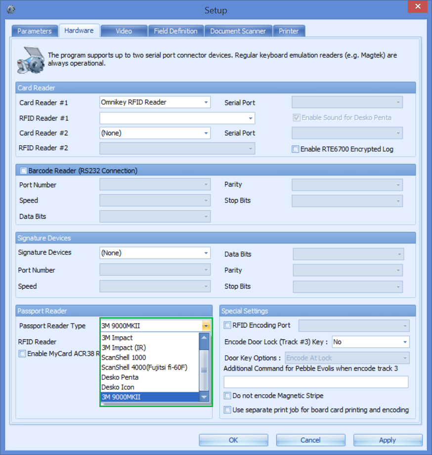 This figure shows the Hardware Configuration in AQCI