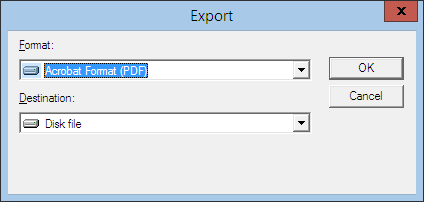 This figure shows the File Export Prompt This figure shows the File Export Prompt