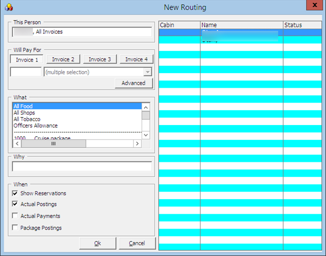 This figure shows the Routing Multiple Account Instructions