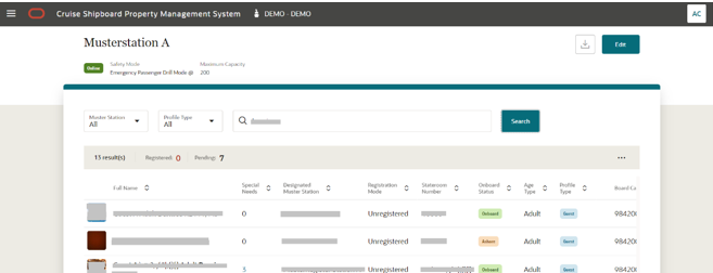 This figure shows the Register Page Search Profile