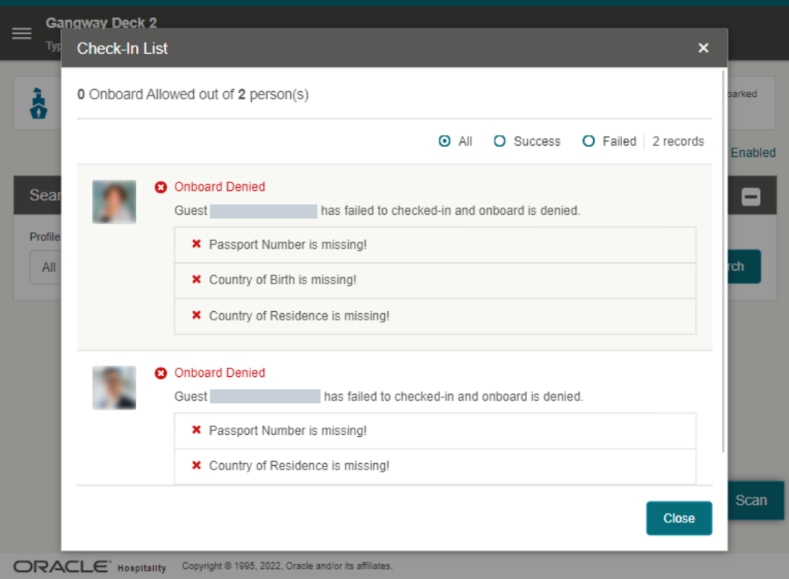 This figure shows the Batch Check Response Messages