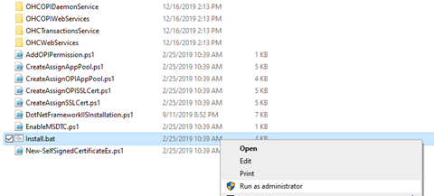 This figure shows the content of SPMS WebServer folder