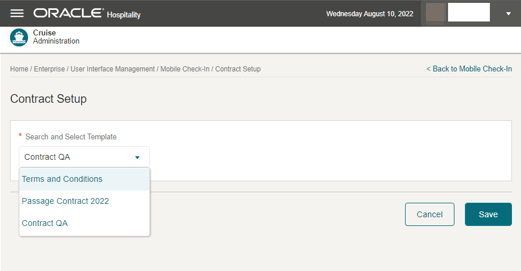 This figure shows the Contract Setup This figure shows the Contract Setup