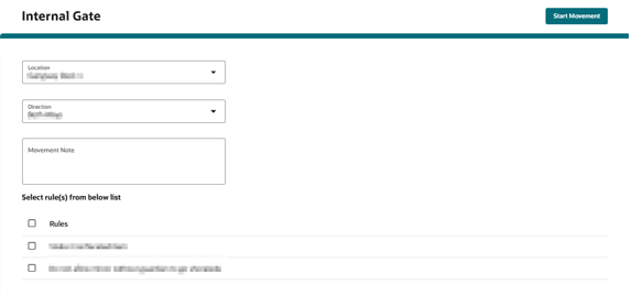 This figure shows the Internal Gate Settings