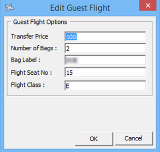 This figure shows the Edit Flight Assignment This figure shows the Edit Flight Assignment