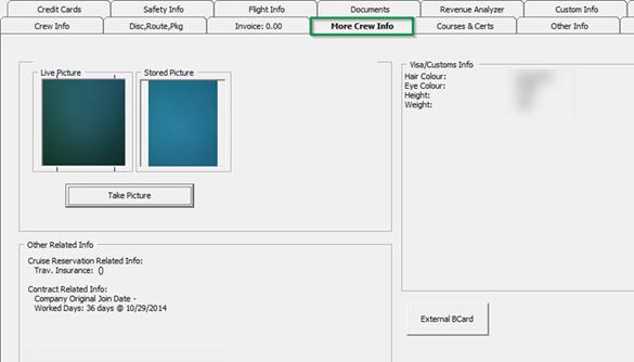 This figure shows the More Info Tab This figure shows the More Info Tab