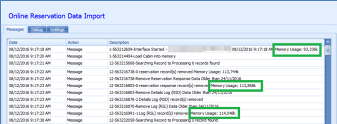 This figure shows the memory used in by each record entry . This figure shows the memory used in by each record entry .
