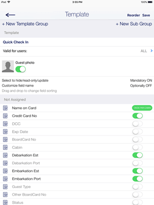 This figure shows the Mobile Template page. This figure shows the Mobile Template page.