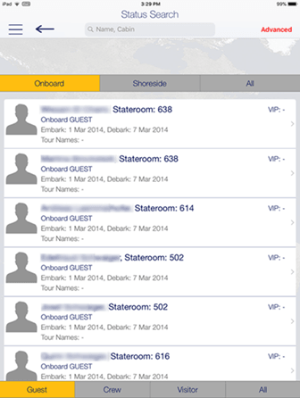 This figure shows the Status Search Page. This figure shows the Status Search Page.