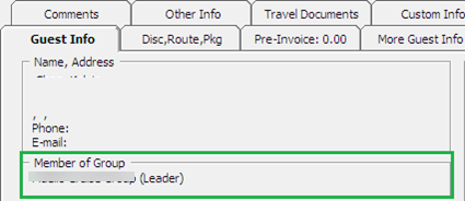 This figure shows the Group Leader Identifier