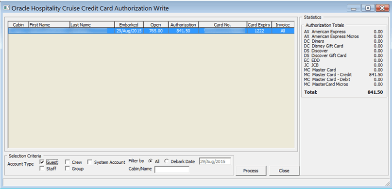 This figure shows the New Authorization Screen This figure shows the New Authorization Screen