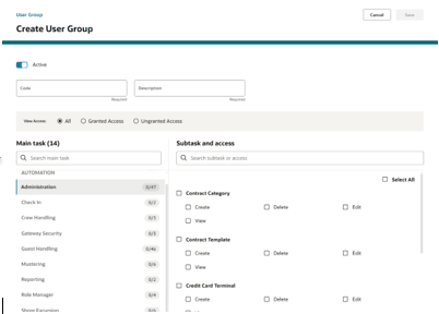 This figure shows the Copy Access From (Hidden for User without Role Manager-Edit Rights) This figure shows the Copy Access From (Hidden for User without Role Manager-Edit Rights)