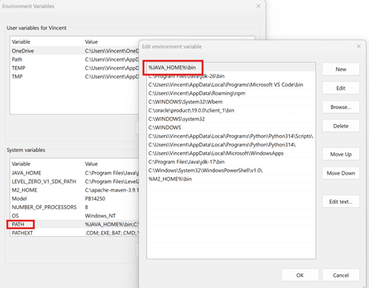 PATH VARIABLE SET PATH VARIABLE SET