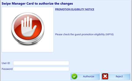 This figure shows the Promotion Eligibility Notice, which require an authorization to view the content.