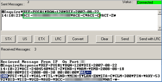 This figure shows the Gift Card Posting in Universal Interface