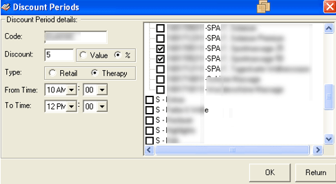 This figure shows the Discount Periods