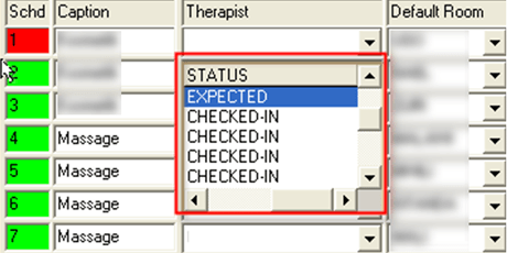 This figure shows the Expected Status