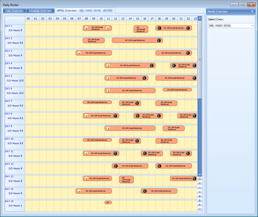 Releasing Time Frame Roster Time Approval Method