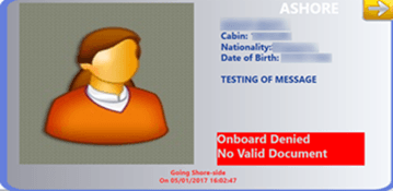This figure shows the Onboard Denied notification with reason. This figure shows the Onboard Denied notification with reason.