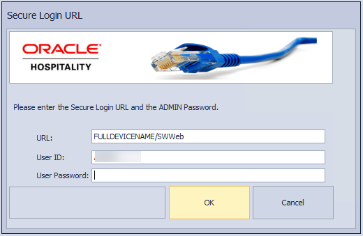 This figure shows the Secure Login URL for SilverWhere .Net Client