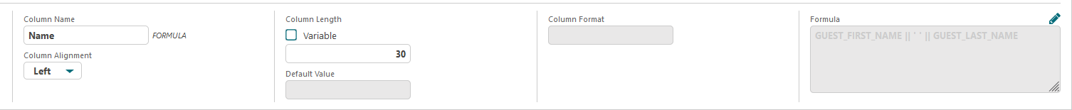 This figure shows the column fields. This figure shows the column fields.