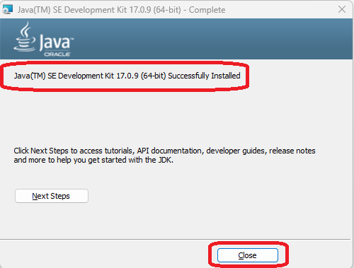 This image shows the Java installation wizard screen.