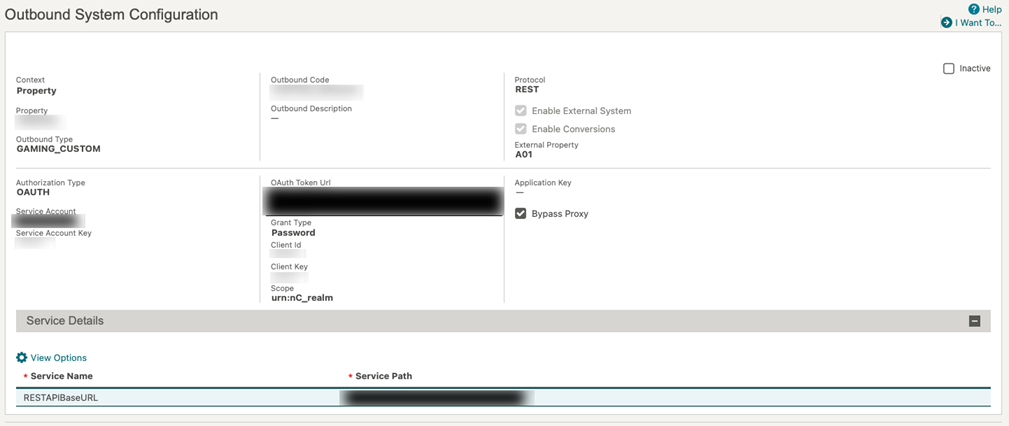 This image shows the completed configuration.