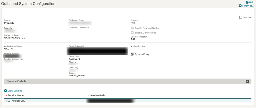 This image shows the completed configuration.