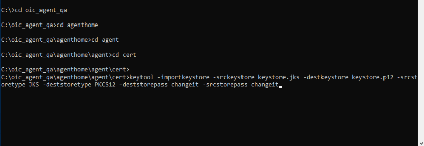 This image shows the command line prompt commands.