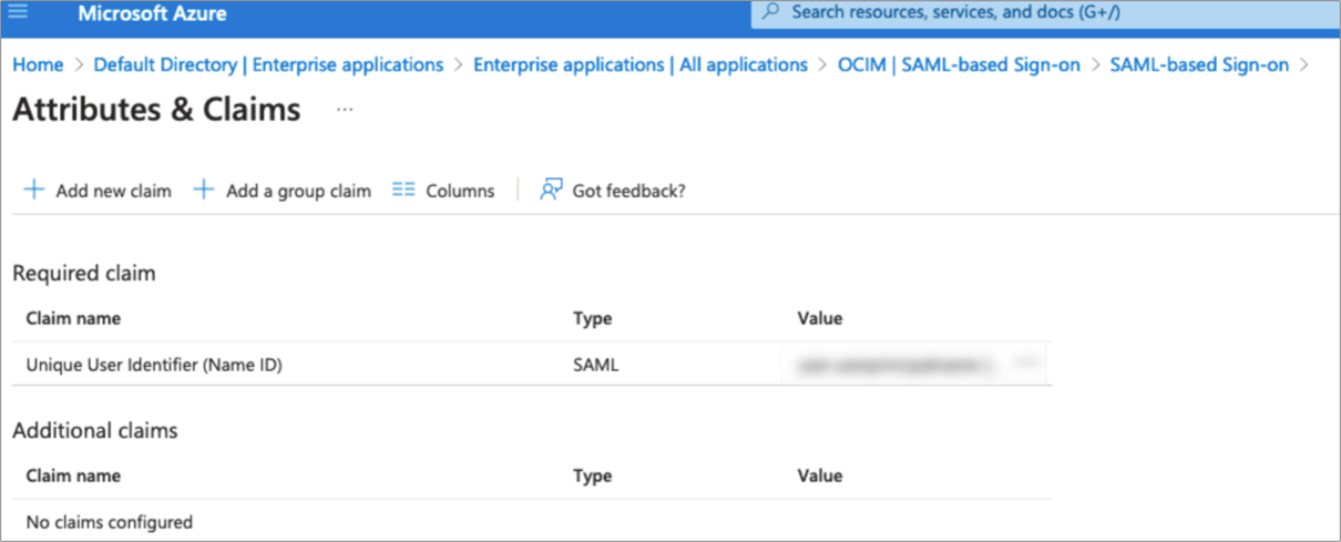 This image shows Microsoft Azure screen