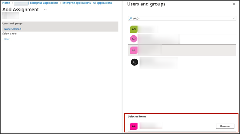 This image shows Add assignment details screen