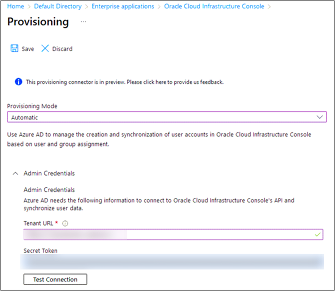 This image shows secret token generated