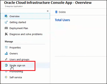 This image shows Cloud Infrastructure Console app screen