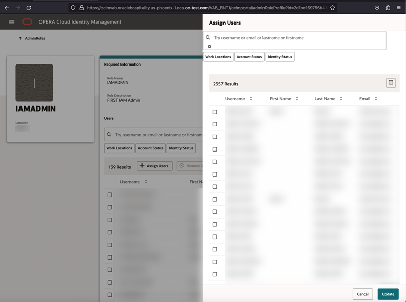 This image shows the Assign Users section.