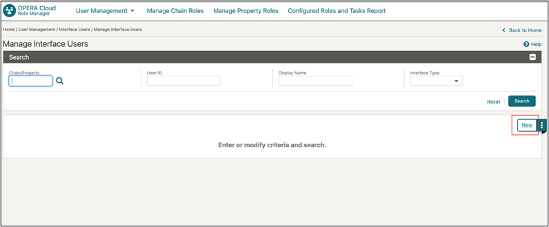 This image shows Manage Interface Users new screen This image shows Manage Interface Users new screen