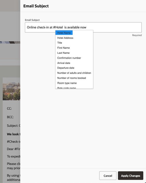 This image shows the Email Subject.