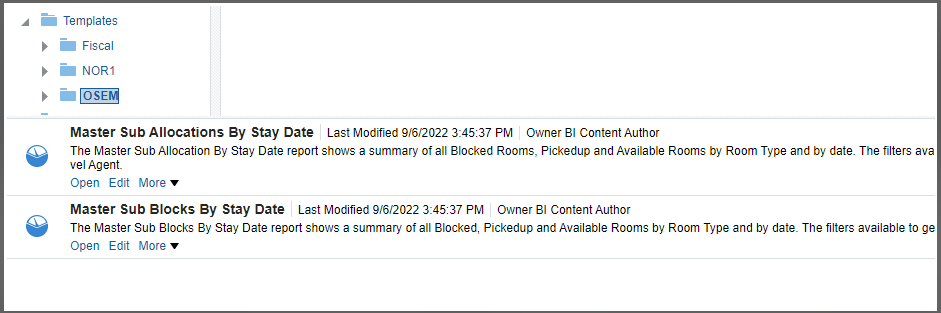 This image shows descriptions of master sub allocation and master sub block reports. This image shows descriptions of master sub allocation and master sub block reports.
