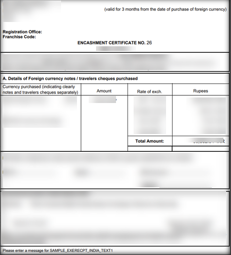 Currency Exchange Template.