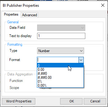 Formatting Numbers