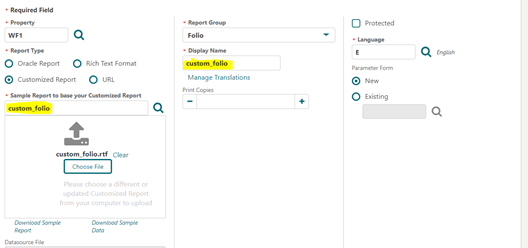 This figure shows the Display Name matching the uploaded rtf file’s name.