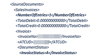 Sample showing voided folio status, number of entries, and zero credit and debit.