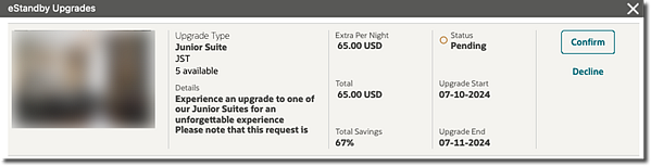 View eStandby upgrades