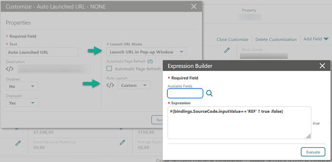 The auto-launched pop-up screen. The auto-launched pop-up screen.