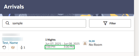 ETA and ETD fields in Arrivals.