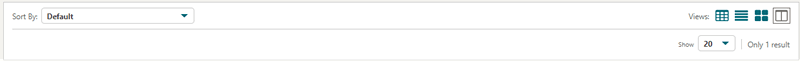 Search Result Panel